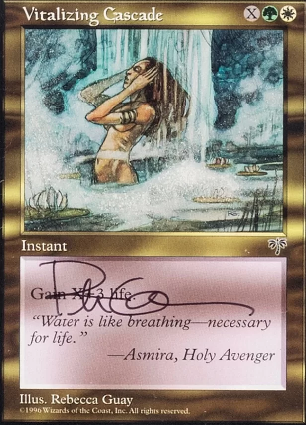 Magic: The Gathering Artist Proof – (Wizards of the Coast, 1996–1998), Signed by Rebecca Guay