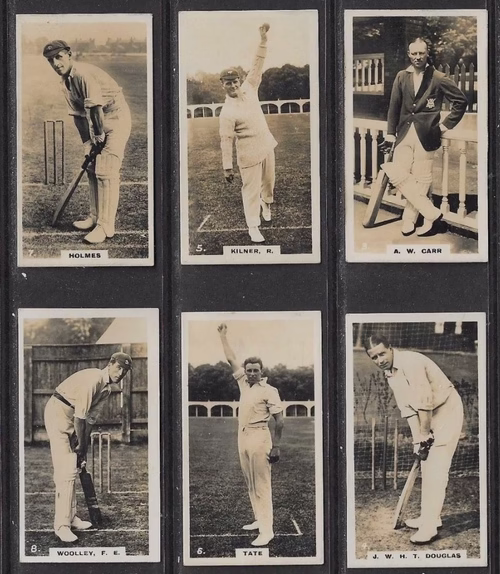 CigaretteCard005 - 1EarthMedia WD & HO Wills 1926 English Cricketers set cigarette cards