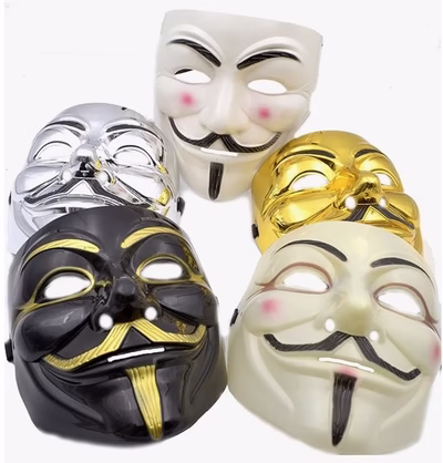 AnonymousMask - 1EarthMedia V for Vendetta, Anonymous masks